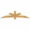 Ekena Millwork Alberta Rough Sawn Timber Gable Bracket, Western Red Cedar, 96"W x 24"H x 2"D x 6"F, 6/12 Pitch GBW096X24X0206ALB00RWR - alternate 1